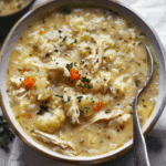 30‑Minute Cauliflower Chicken Soup