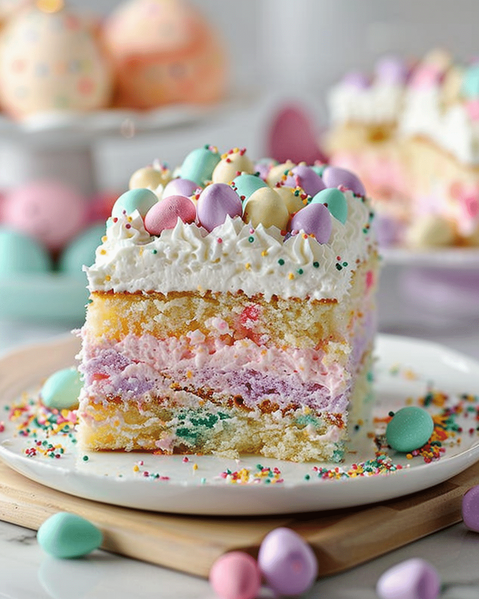 Easter Poke Cake