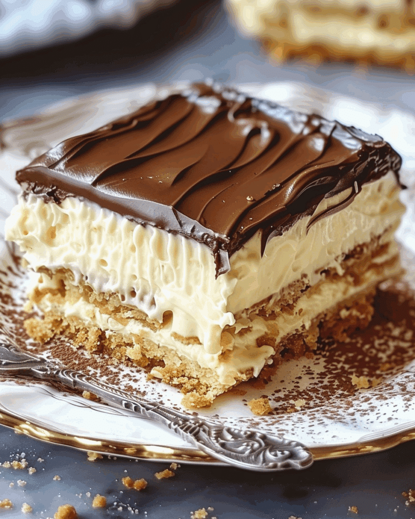 No-Bake Eclair Cake
