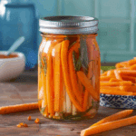 Sweet and Spicy Quick Pickled Carrots