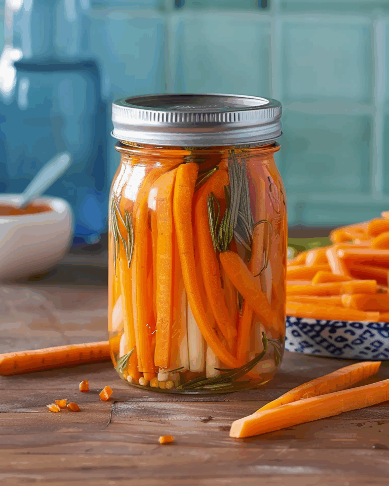 Sweet and Spicy Quick Pickled Carrots