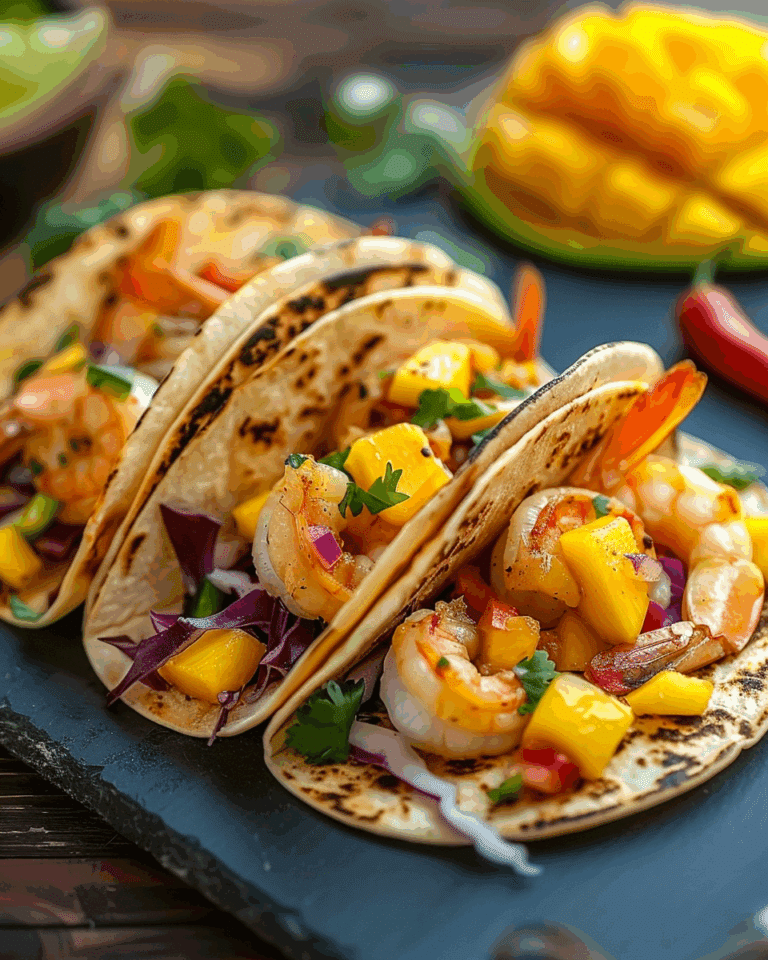 Zesty Shrimp Tacos with Fresh Mango Salsa
