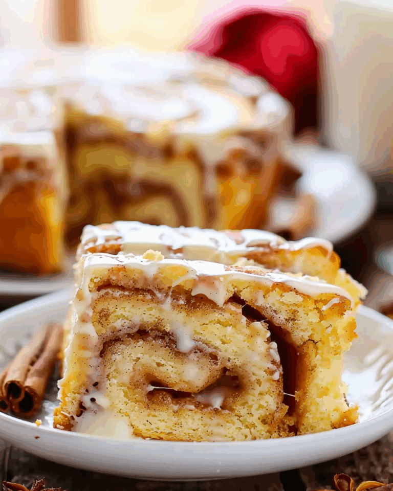 Cinnamon Roll Cake