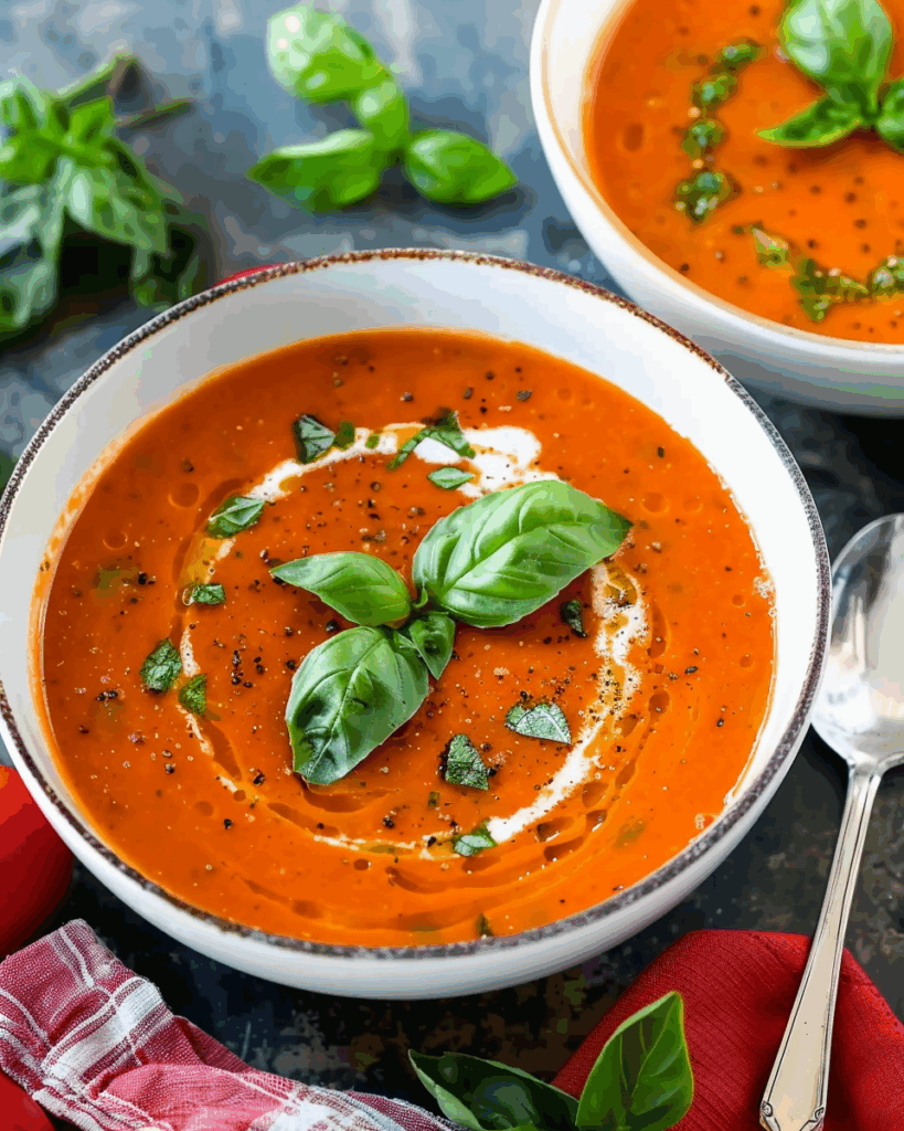 Creamy Tomato Basil Soup