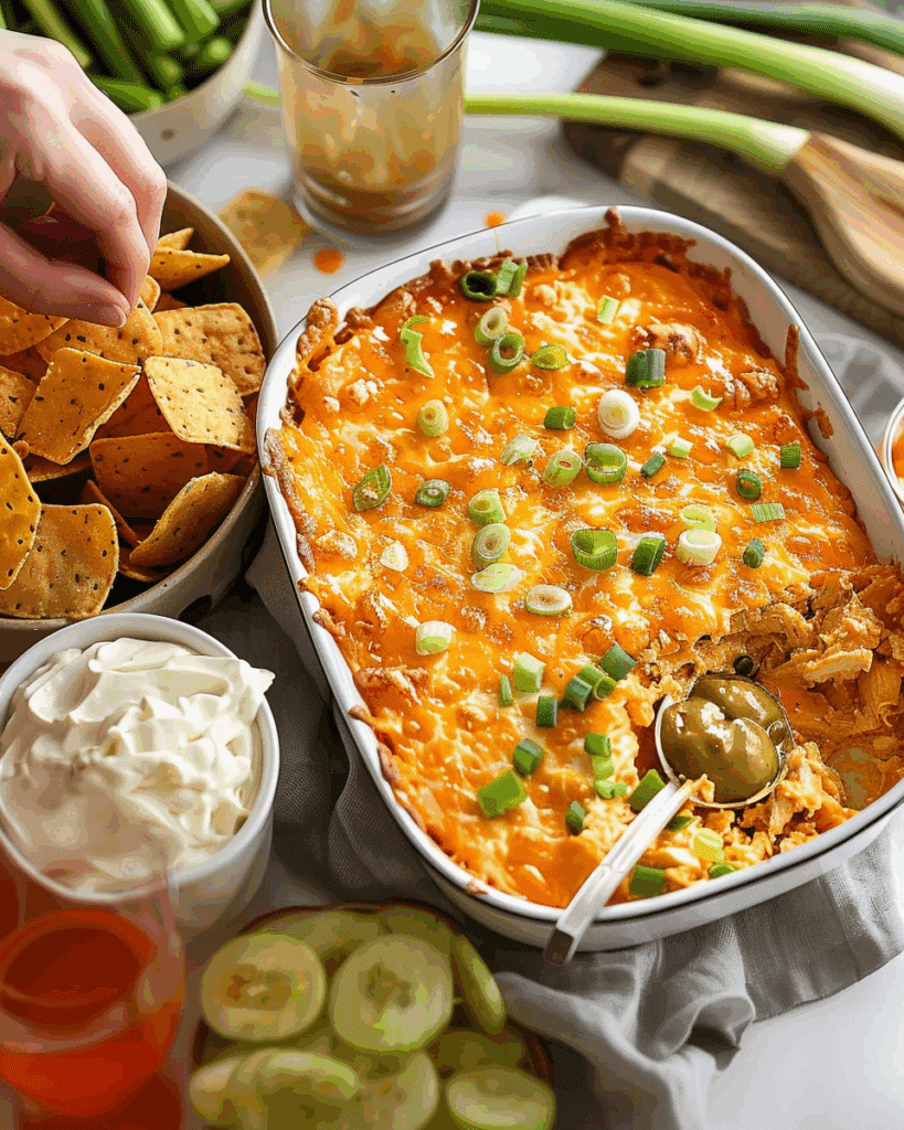 Easy Buffalo Chicken Dip