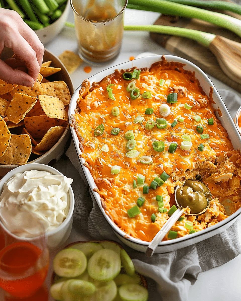 Easy Buffalo Chicken Dip
