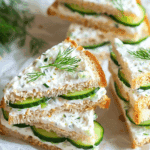 Mini Cucumber Sandwiches