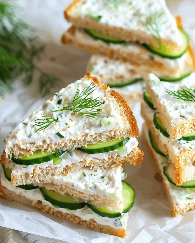 Mini Cucumber Sandwiches