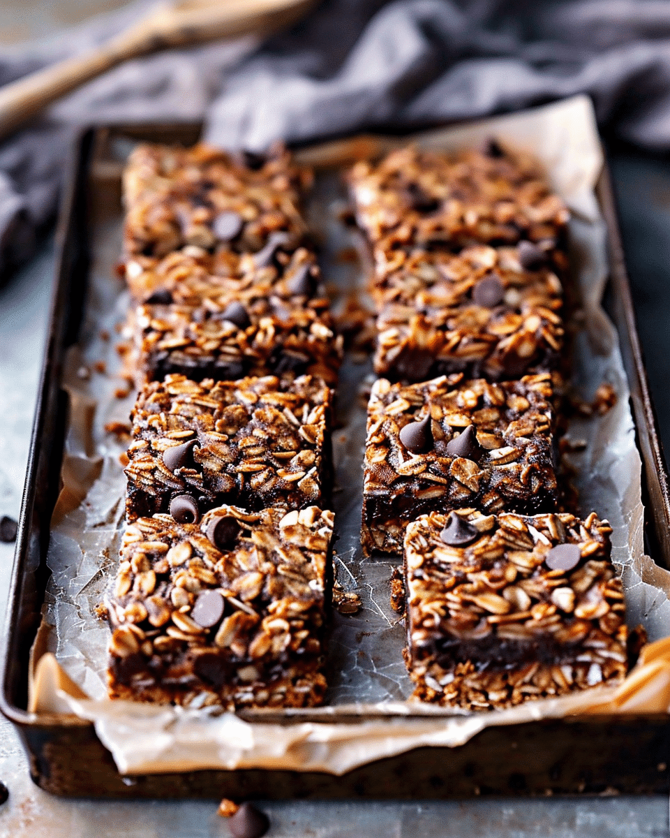 Soft and Chewy Chocolate Flapjacks