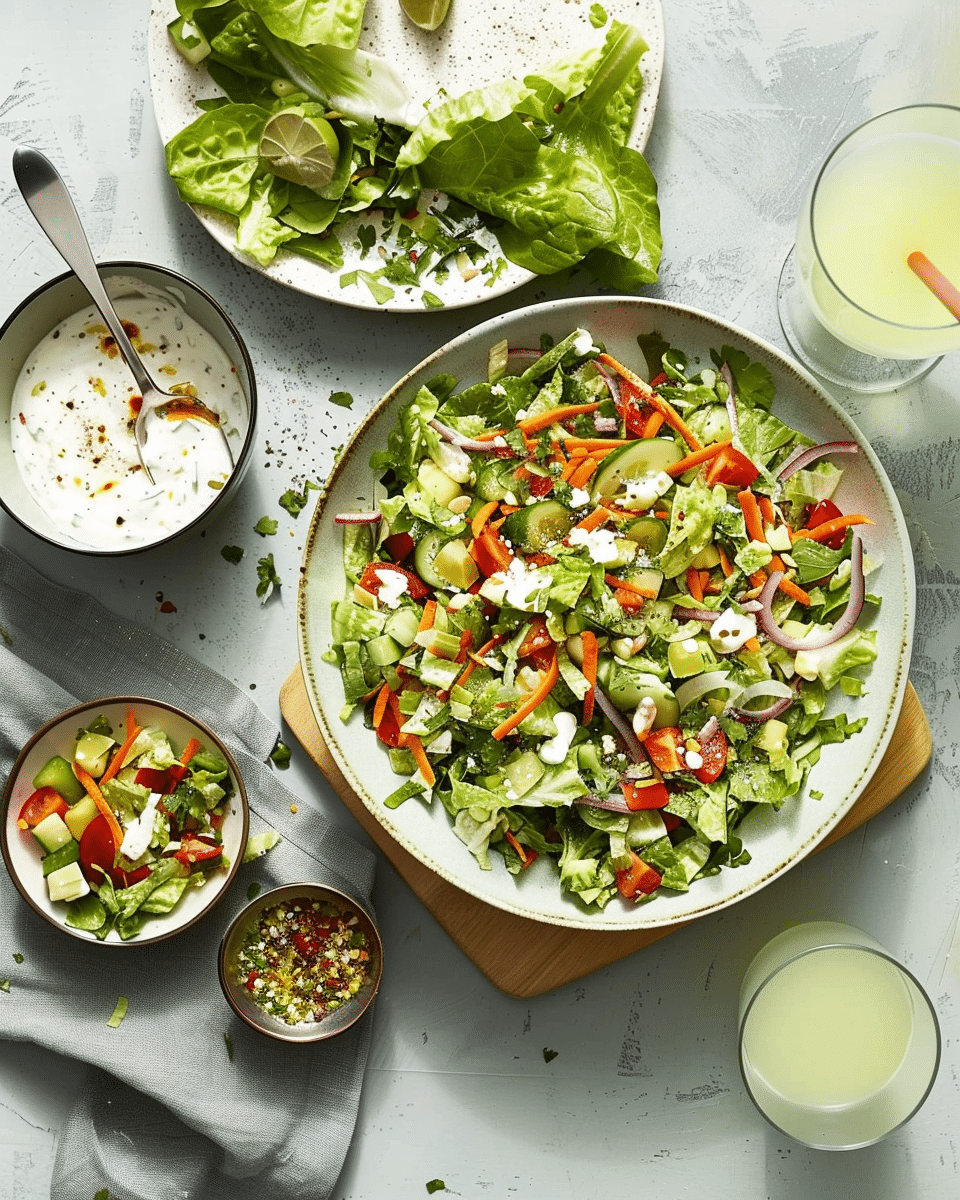 Chopped Salad with Buttermilk Dressing