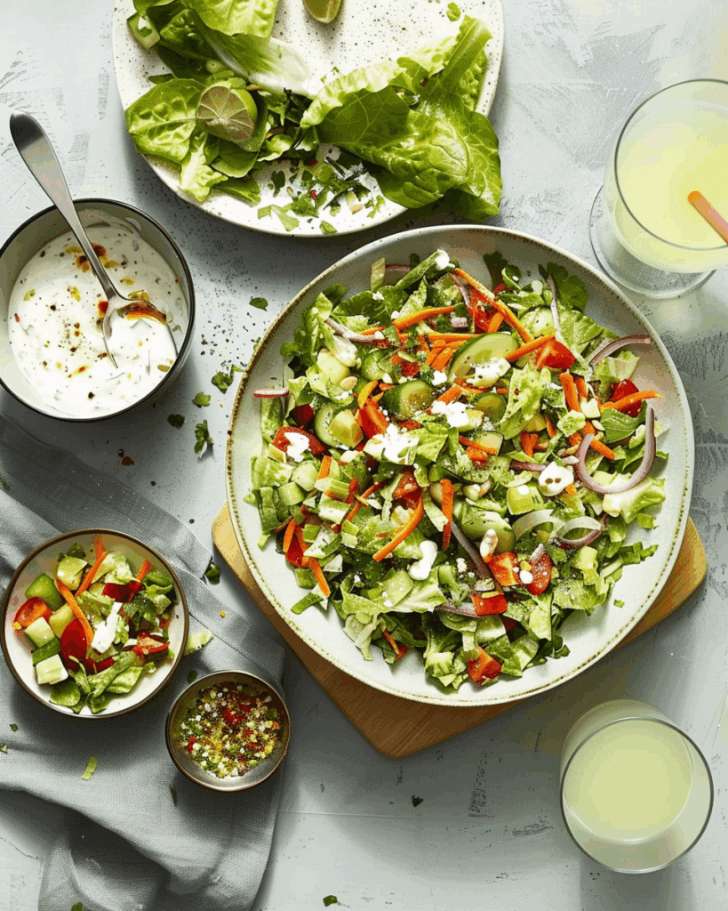 Chopped Salad with Buttermilk Dressing