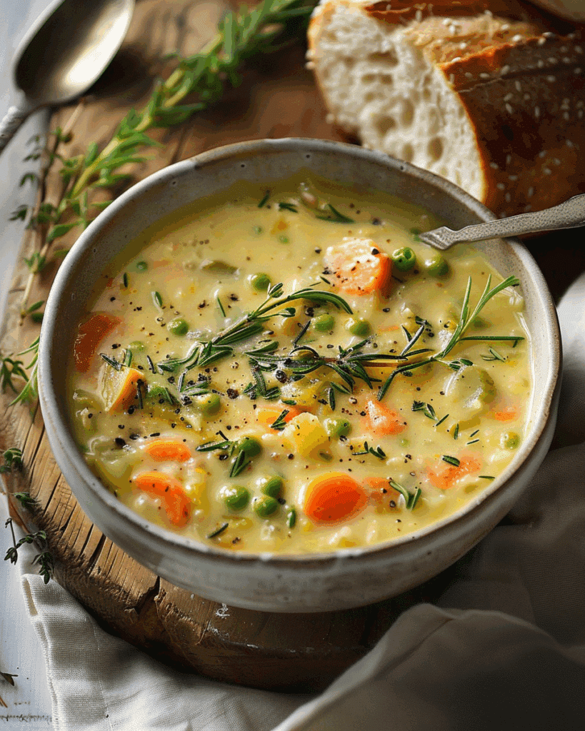 One-Pot Creamy Vegetable Soup