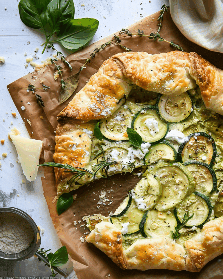 Zucchini Galette with Ricotta