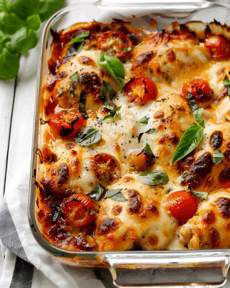 Baked Caprese Chicken