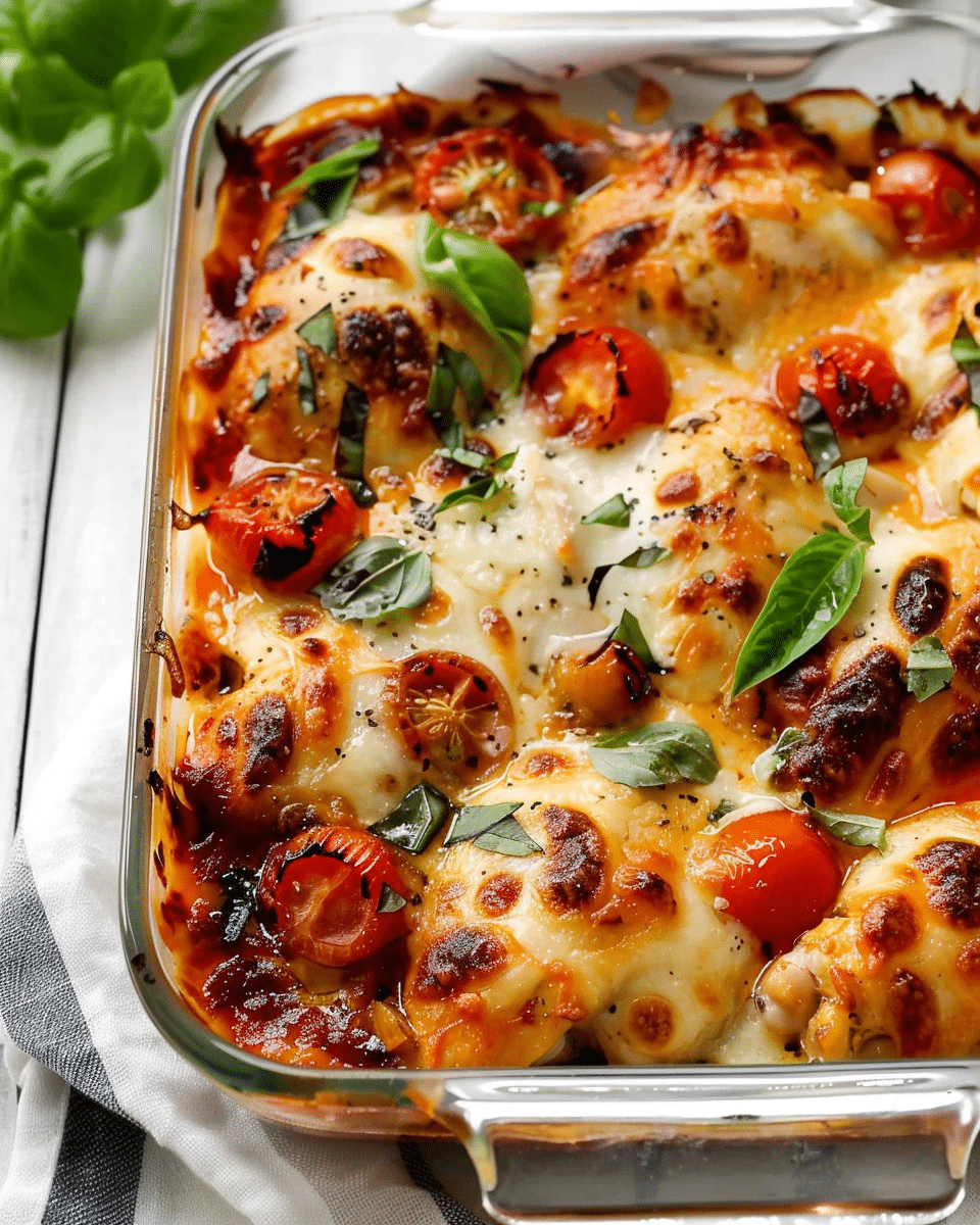 Baked Caprese Chicken