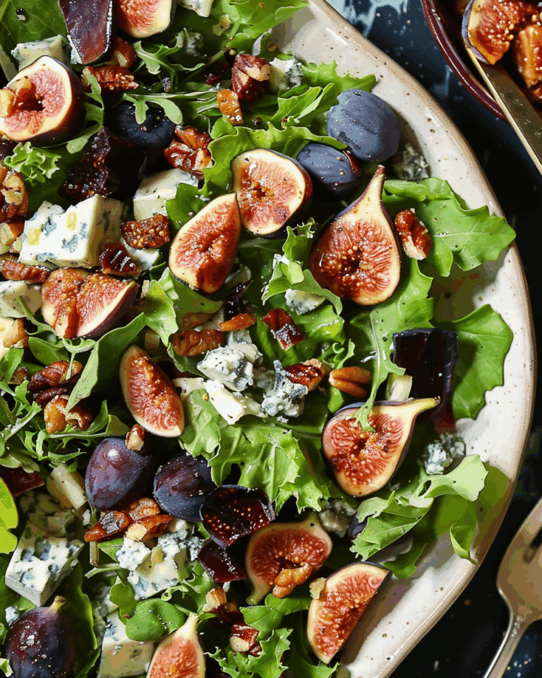 Chopped Salad with Figs and Blue Cheese