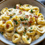 Creamy Tortellini Carbonara Recipe