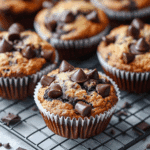 Easy One Bowl Banana and Chocolate Muffins