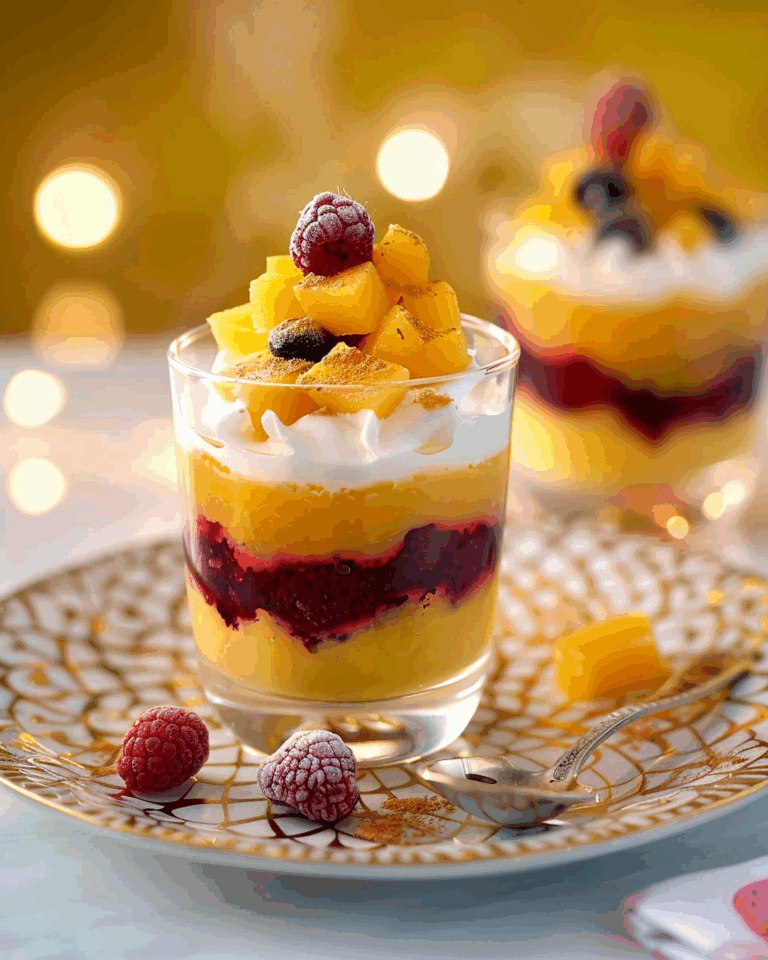 Mango Berry Parfait