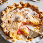 Rhubarb Custard Pie