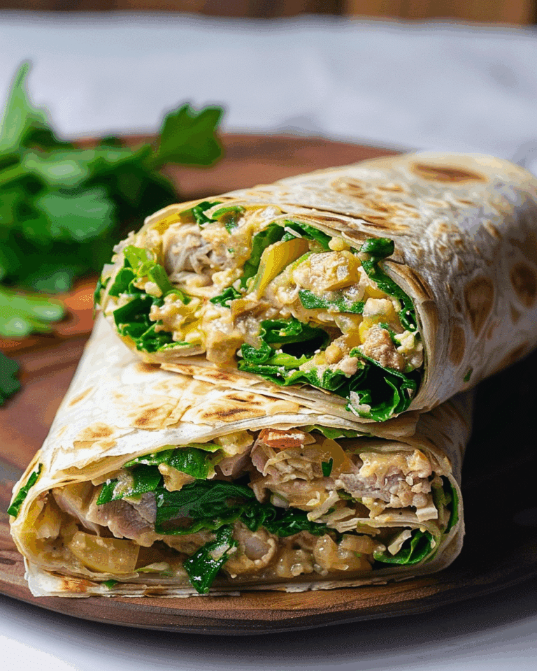 Hot Honey Tunacado Wrap