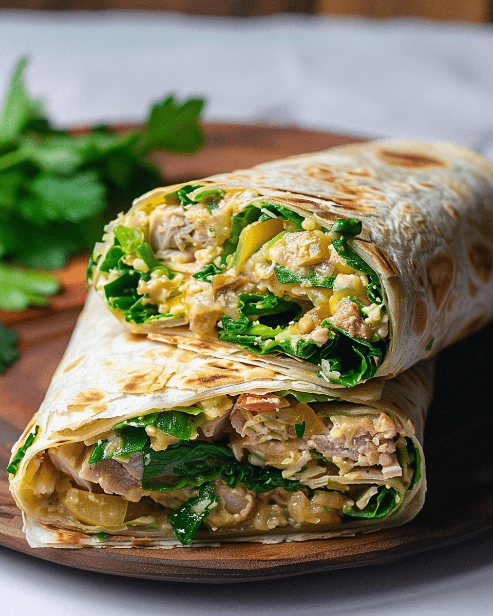 Hot Honey Tunacado Wrap