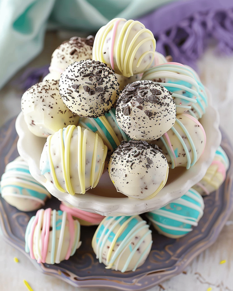 Egg Oreo Cookie Balls