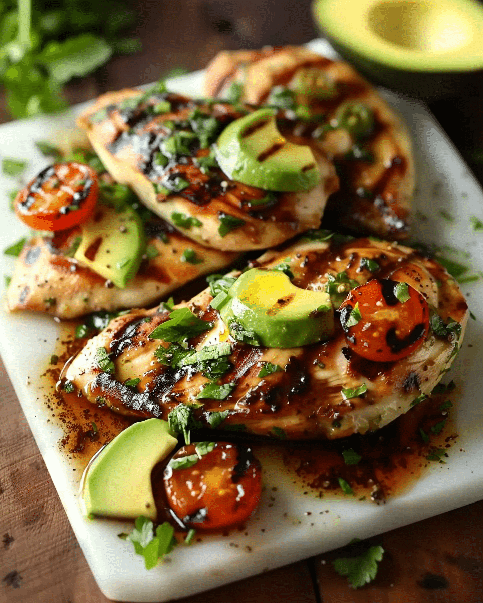 Grilled California Avocado Chicken Recipe