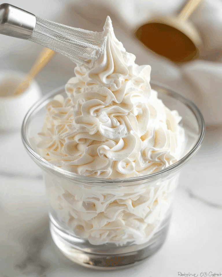 Homemade Whipped Cream