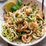 15 Minute Garlic Shrimp Zoodles Recipe