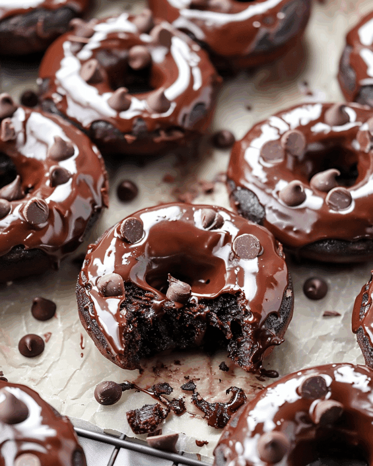 Baked Chocolate Donuts