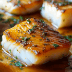Baked Honey‑Marinated Cod