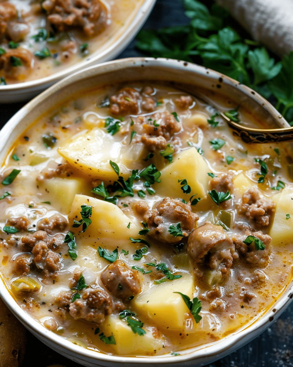 Cozy Italian Sausage and Potato Soup