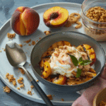 Grilled Peaches with Gingersnaps