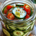 Marinated Cucumbers, Onions, and Tomatoes