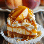 Peach Cobbler Cheesecake