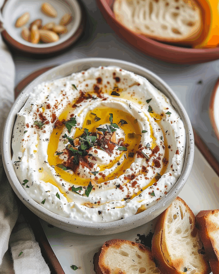 Spicy Ricotta Dip with Hot Honey