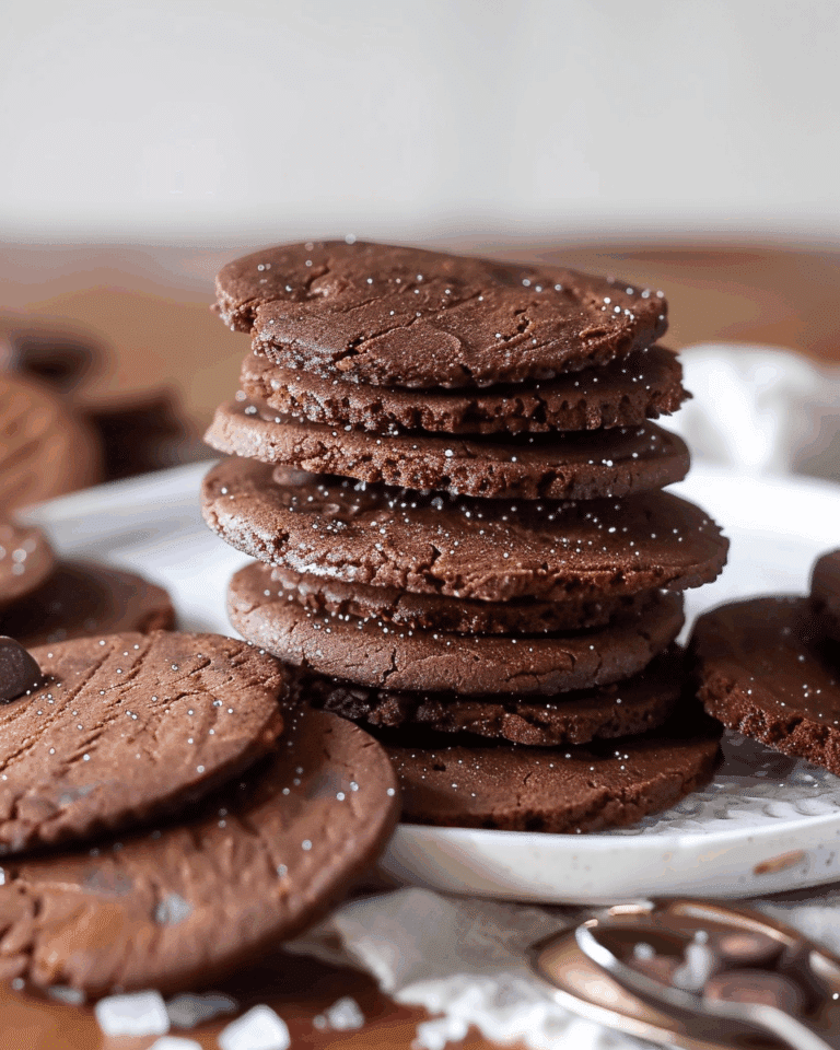 Homemade Chocolate Icebox Cookies