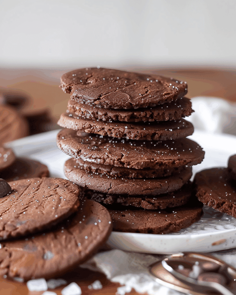 Homemade Chocolate Icebox Cookies