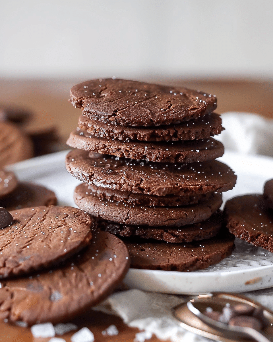 Homemade Chocolate Icebox Cookies