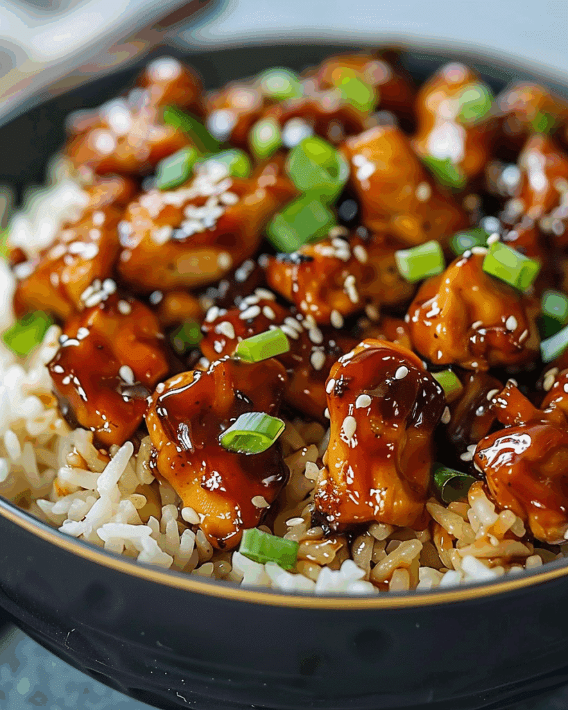 Honey BBQ Chicken Rice