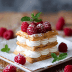Raspberry Mille‑Feuille Cookies
