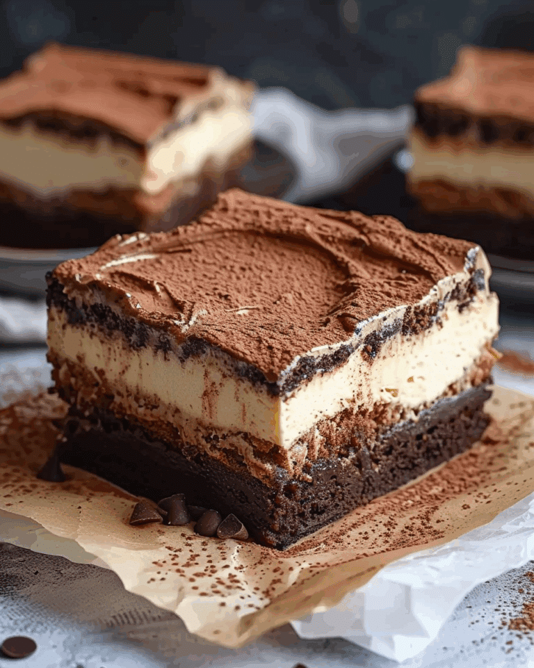 Tiramisu Brownies