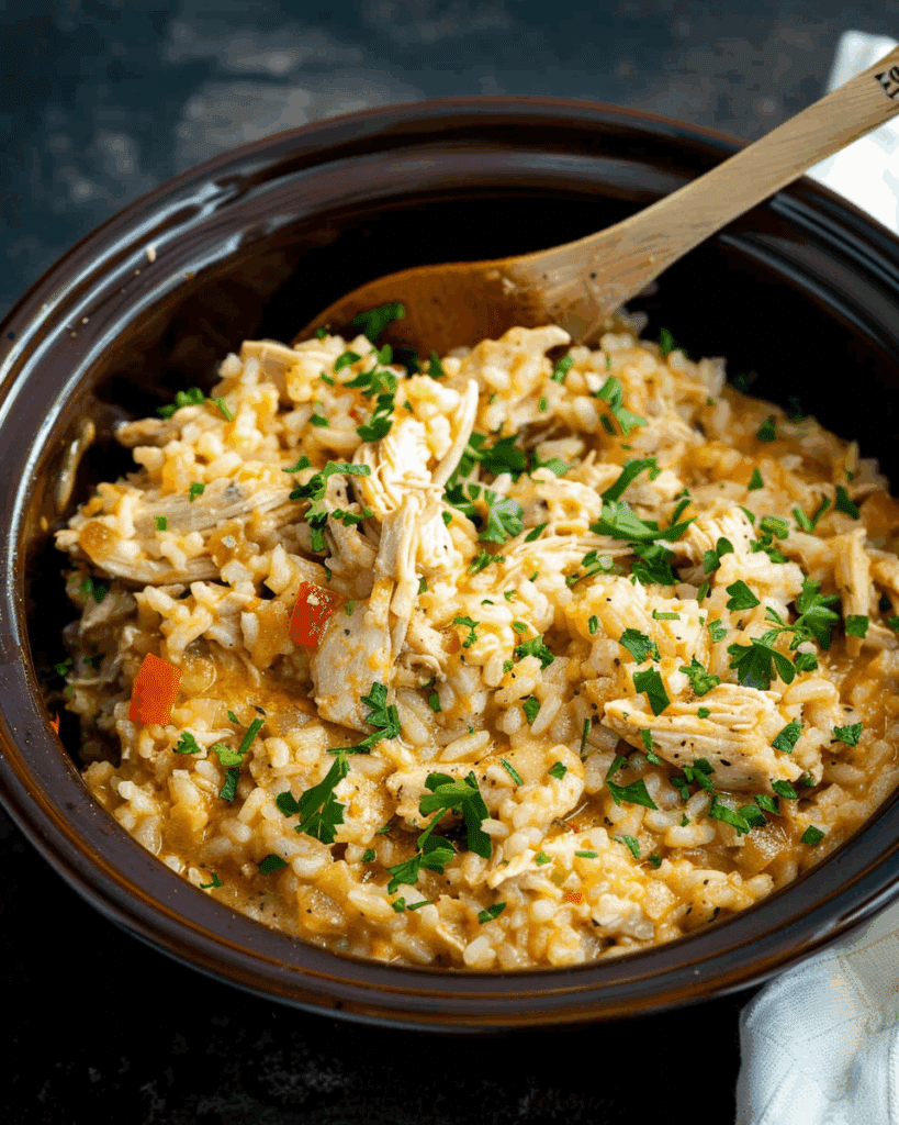 Crock Pot Chicken and Rice Recipe
