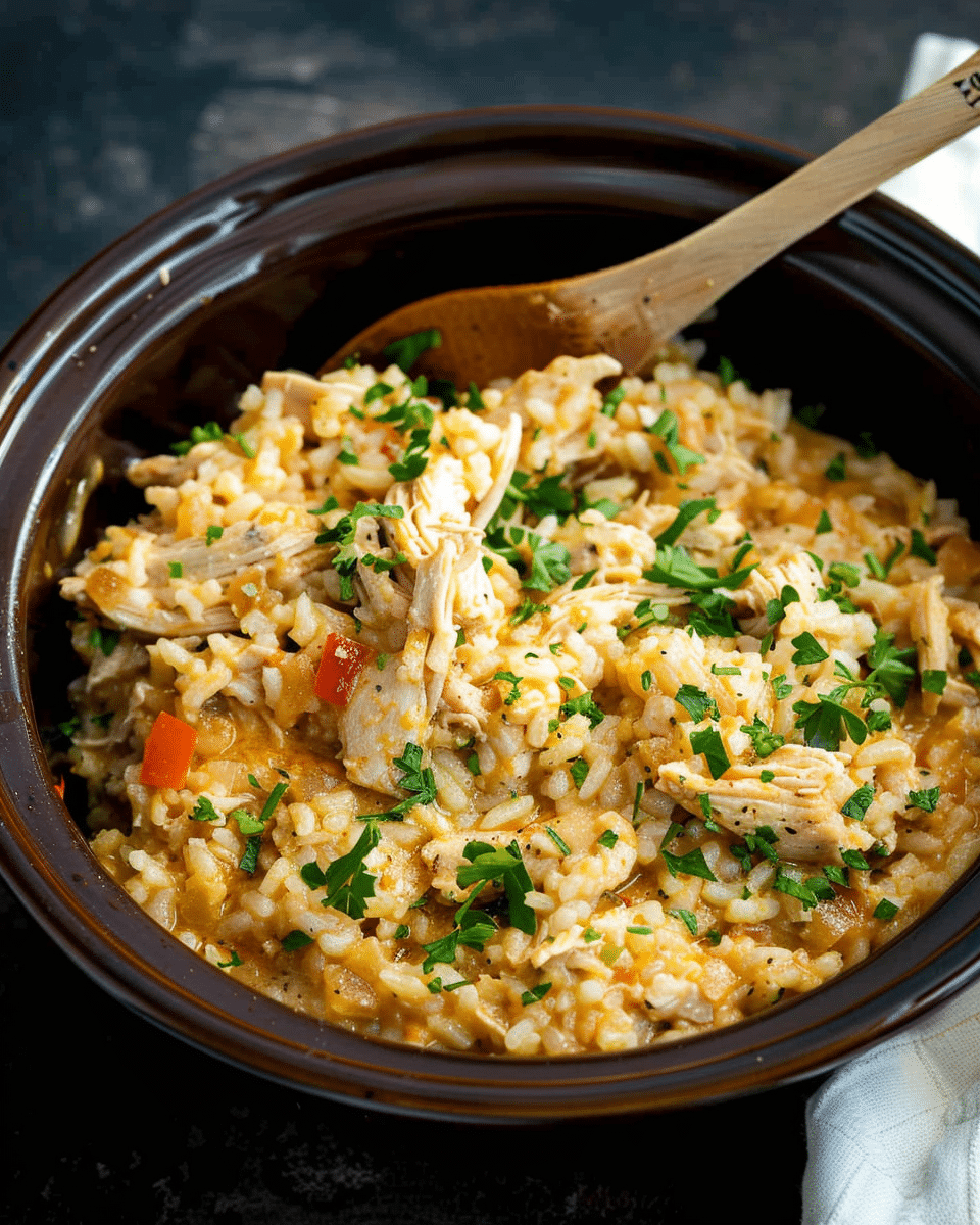 Crock Pot Chicken and Rice Recipe