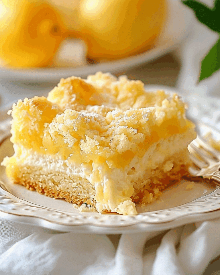 Lemon Cream Cheese Dump Cake
