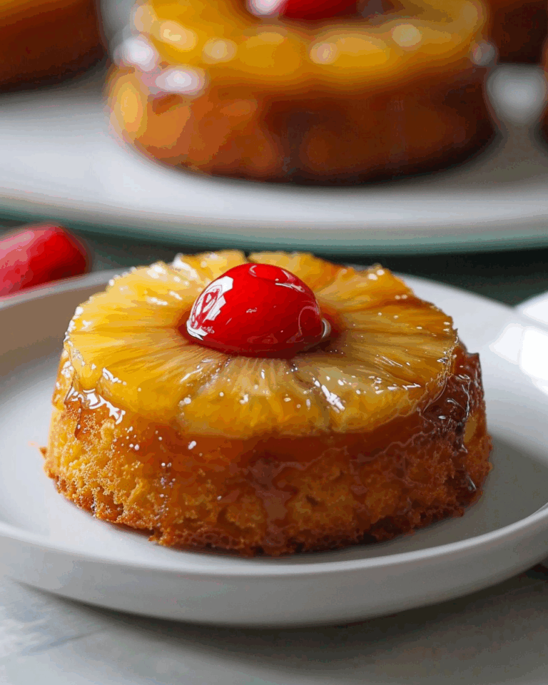 Mini Pineapple Upside Down Cake Recipe