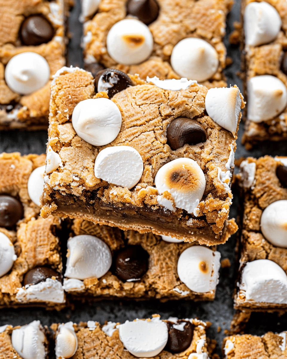 S’mores Cookie Bars