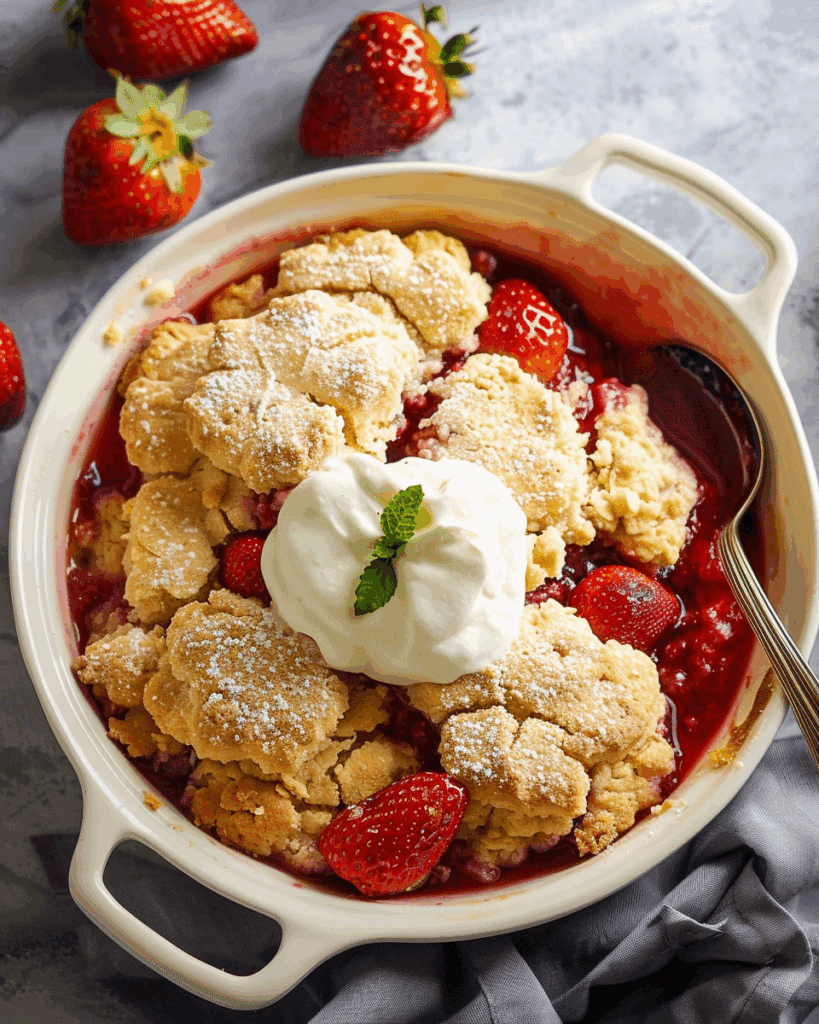 Strawberry Cobbler