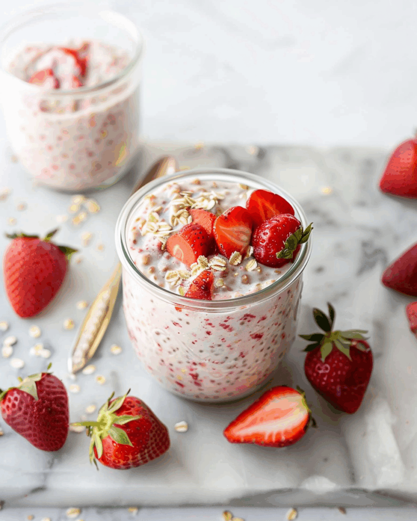 Strawberry Overnight Oats